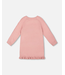Deux par Deux Knitted Dress Dusty Pink With Unicorn Intarsia