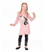 Deux par Deux Knitted Dress Dusty Pink With Unicorn Intarsia