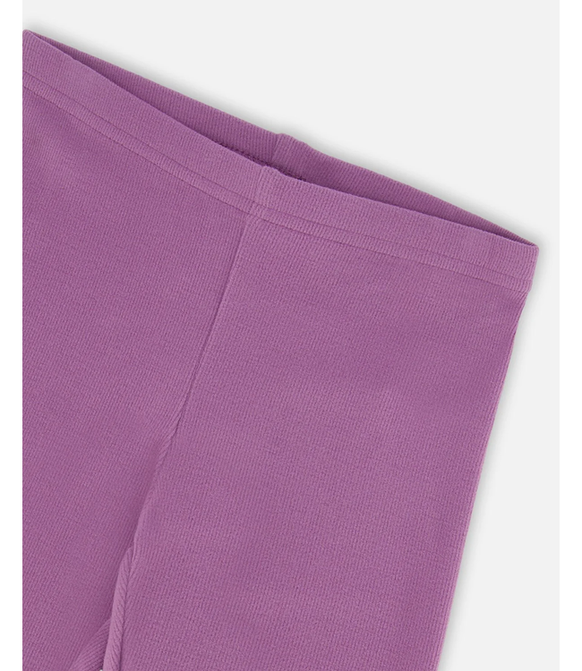 Deux par Deux Super Soft Ribbed Leggings Lavender