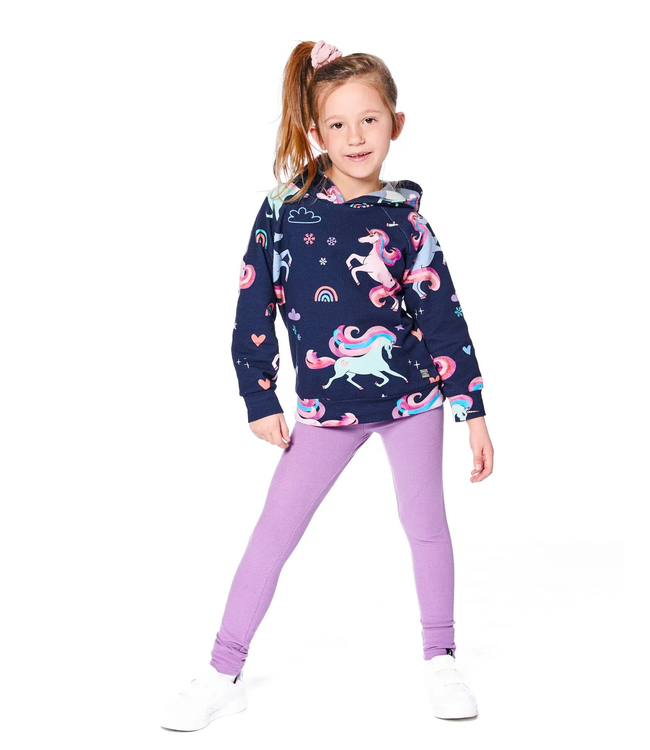 Deux par Deux Super Soft Ribbed Leggings Lavender