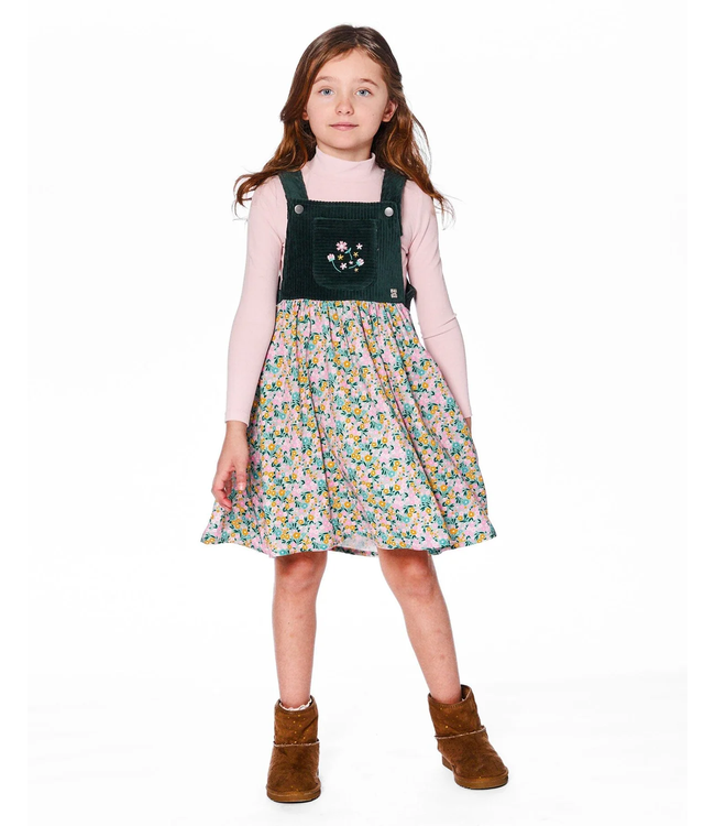 Deux par Deux  Super Soft Ribbed Mock Neck Top Pink