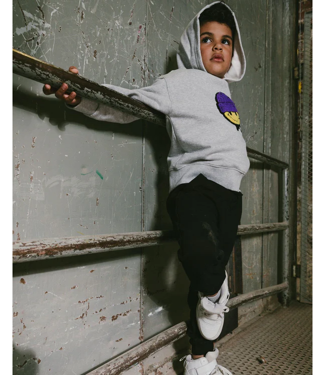 Deux par Deux Fleece Sweatpants With Pockets Black