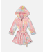 Deux par Deux Plush Glow In The Dark Unicorn Robe Multicolor