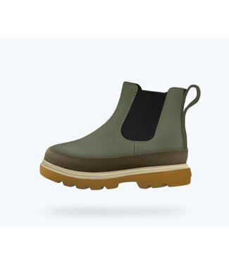 Native Shoes Chelsea Olivine Green/Mash Brown/Bone White