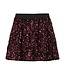 Creamie Velour Sequin Skirt Black/Berry