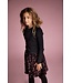 Creamie Velour Sequin Skirt Black/Berry