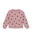 Creamie Heart Print Sweatshirt Mauve