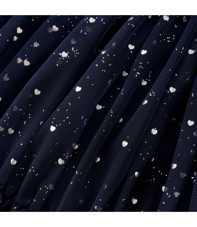 Creamie Star Tulle Dress Navy