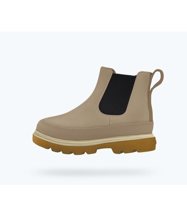 Native Shoes Chelsea Flax Tan/Mash Brown/Bone White