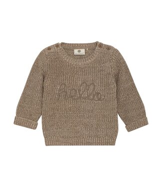 Enfant En Fant Hello Knit Sweater Taupe