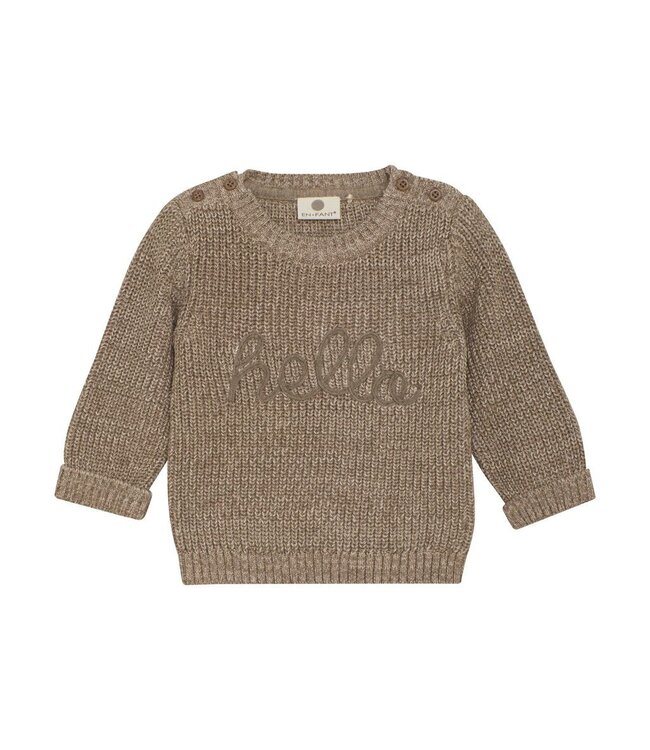 Enfant Hello Knit Sweater Taupe
