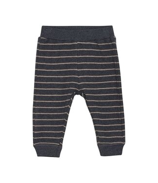 Enfant Infant Striped Knit Pants Charcoal Taupe