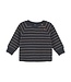 Enfant Striped Knit Sweater Charcoal Taupe