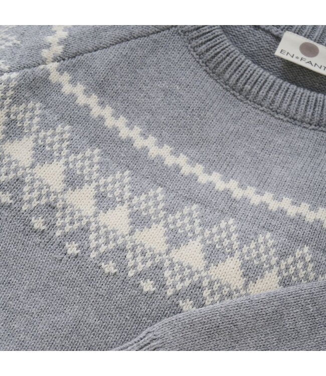 Enfant Nordic Knit Sweater Grey