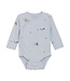 Fixoni Woodland Animal Long Sleeve Wrap Onesie Light Blue