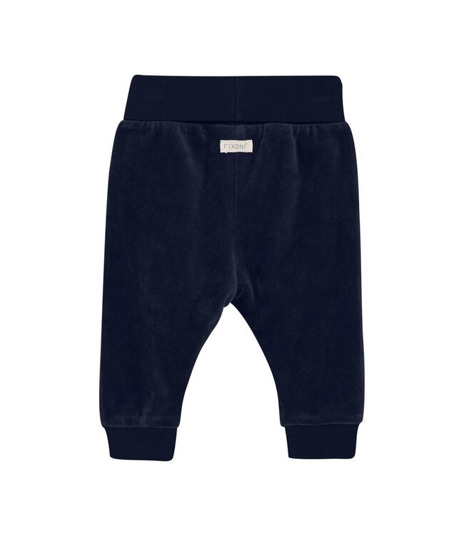Fixoni Velour Pants Navy