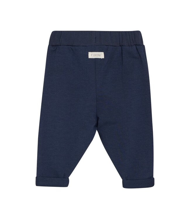 Fixoni Sweatpants with Buttons Navy