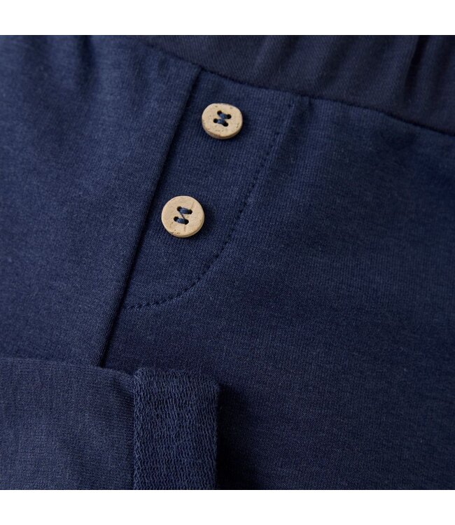 Fixoni Sweatpants with Buttons Navy