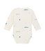 Fixoni Car Print Long Sleeve Wrap Onesie Cream