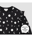 Miles the Label Celestial Glow-in-the-Dark & Foil Print on Black Sweatshirt