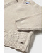 Mayoral Infant Knit Sweater Floral Glitter