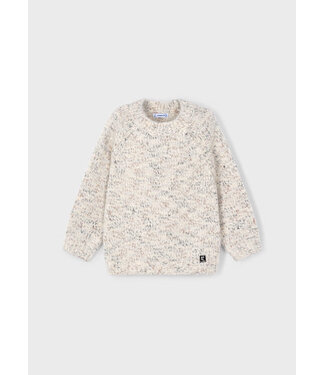 Mayoral Cozy Knit Sweater Neutral
