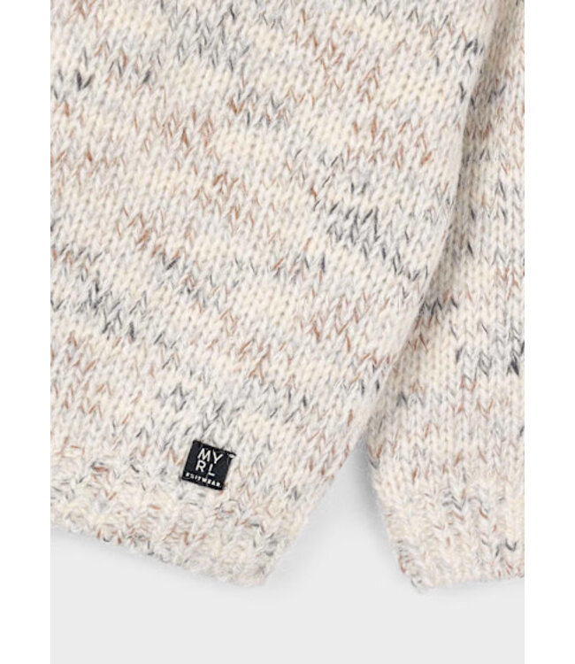 Mayoral Cozy Knit Sweater Neutral
