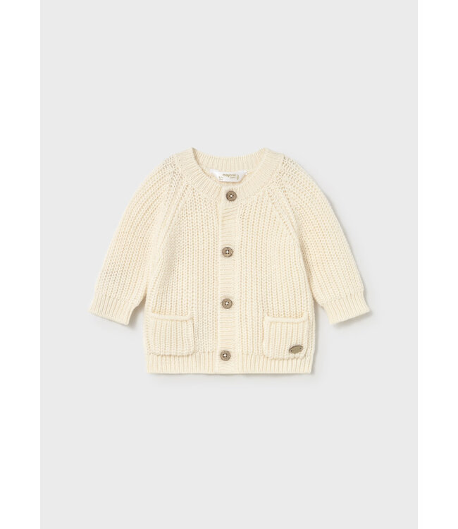 Mayoral Infant Knit Cardigan Ivory