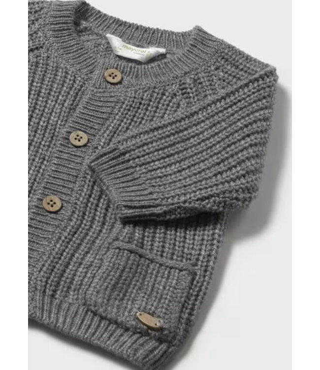 Mayoral Infant Knit Cardigan Grey