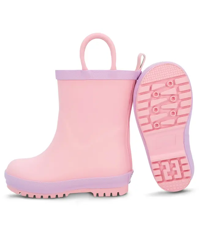 Jan & Jul Puddle-Dry Rain Boots Pink