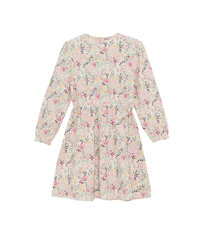 Minymo Smocked Dress Floral Print