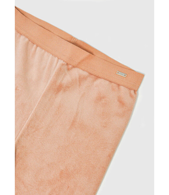 Mayoral Velvet Leggings Blush