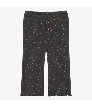 Mayoral Ribbed Flare Legging Silver Sparkle Stars