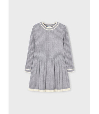 Mayoral Knit Dress Grey