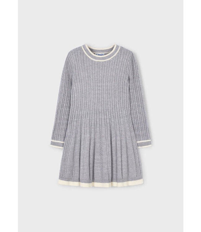 Mayoral Knit Dress Grey