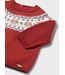 Mayoral Infant Knit Sweater Puppies on Red