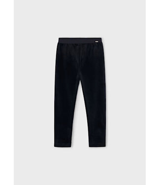 Mayoral Velvet Leggings Black