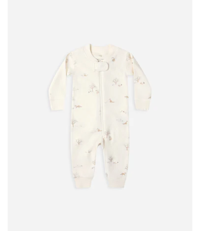 Quincy Mae Zip Long Sleeve Sleeper Fox Land