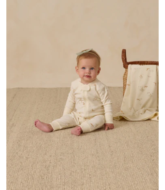 Quincy Mae Zip Long Sleeve Sleeper Fox Land
