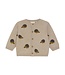 Minymo Knit Cardigan Hedgehogs Beige Melange