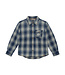 Minymo Plaid Check Shirt Navy