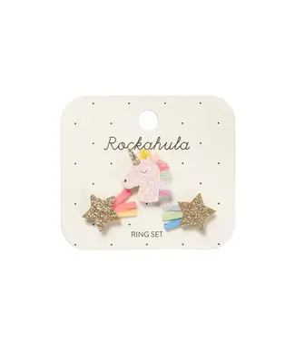 Rockahula Rainbow Unicorn Ring Set