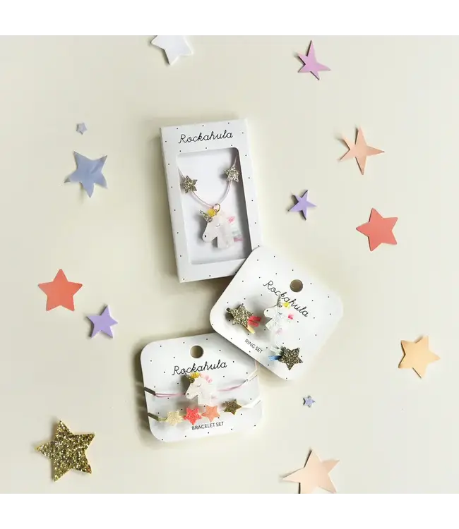 Rockahula Rainbow Unicorn Ring Set