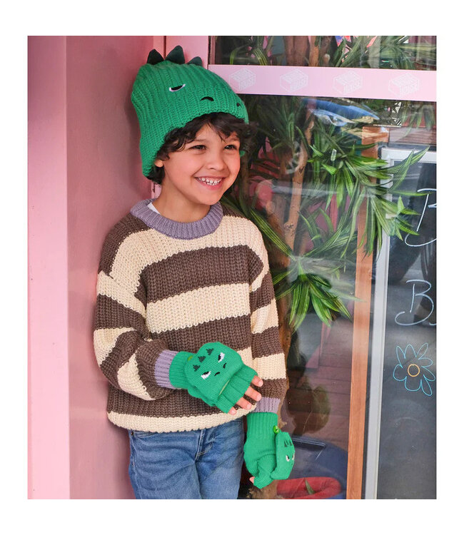 Rockahula T-Rex Knitted Gloves
