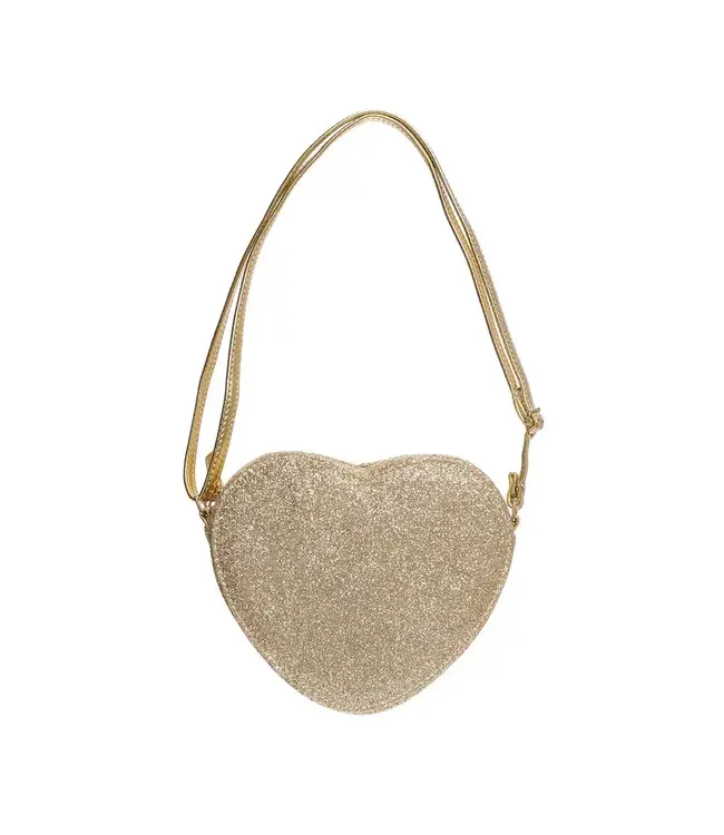 Rockahula Love Heart Gold Glitter Bag
