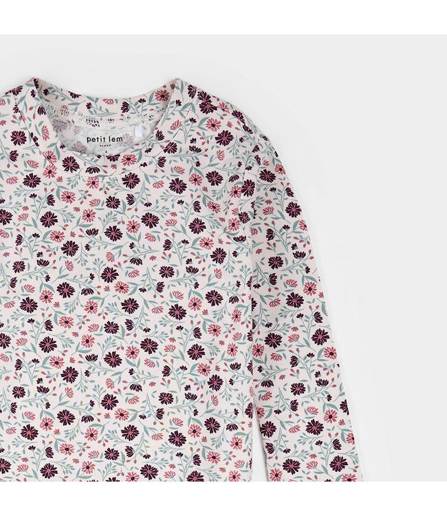 Petit Lem Modal PJ Set Poppy Floral Print