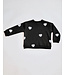 Brunette the Label Little Babes All Over Heart Crew Black/White