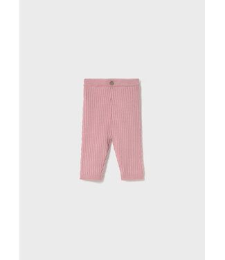 Mayoral Infant Ribbed Knit Legging Pink