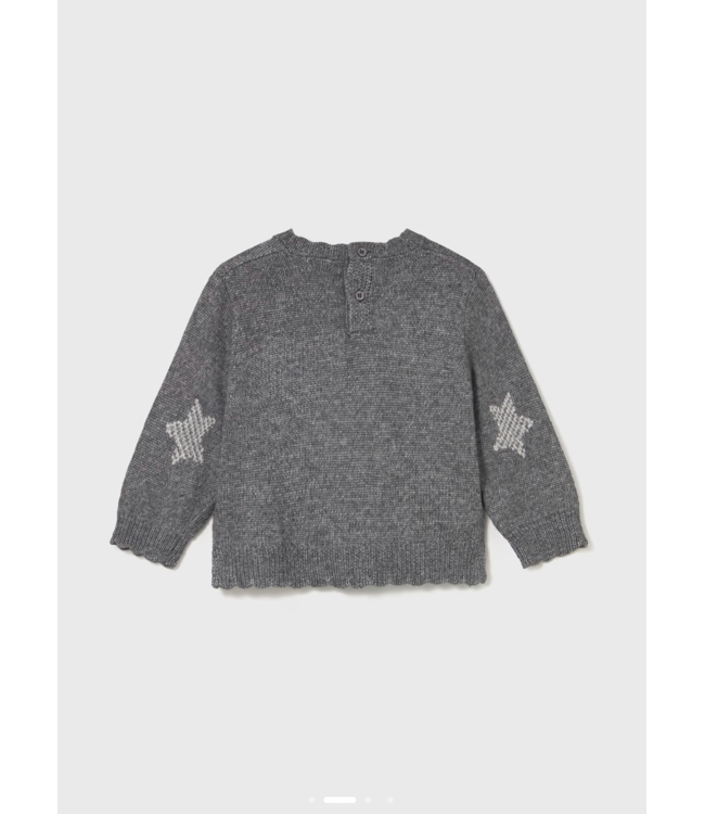 Mayoral Star Sweater Grey