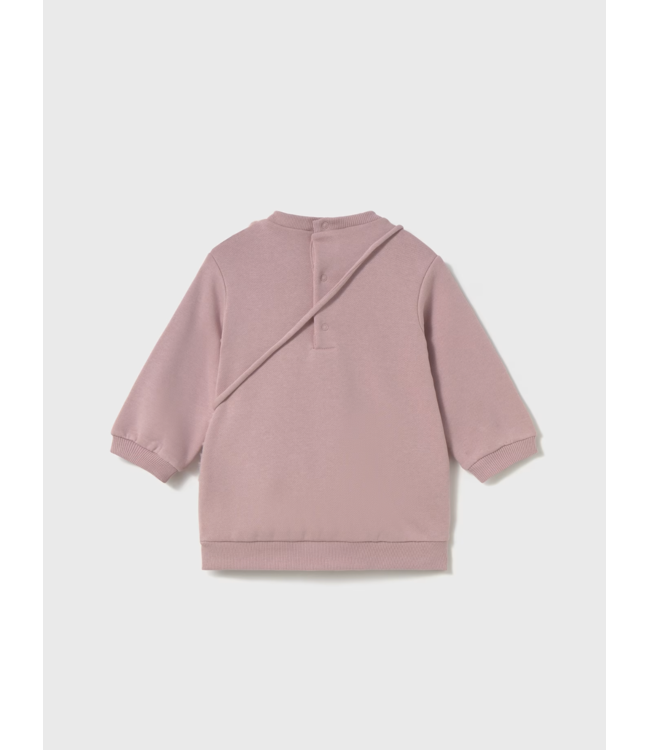 Mayoral Infant Sweatshirt Dress w/ Teddy Bag